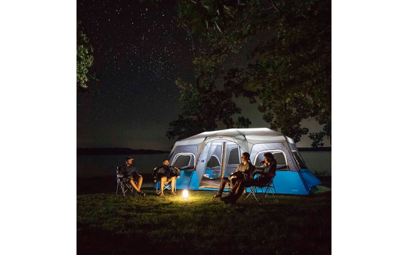  Core 9 Person Lighted Instant Cabin Tent & Footprint : Sports  & Outdoors