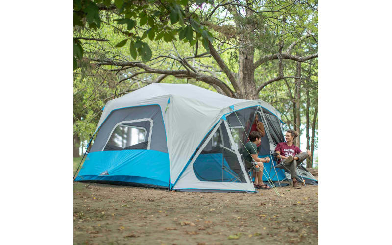 Core lighted 10 person instant cabin tent with screen room hotsell