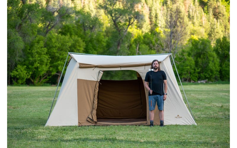 TETON Sports Mesa 14 Six Person Canvas Cabin Tent Bass Pro Shops