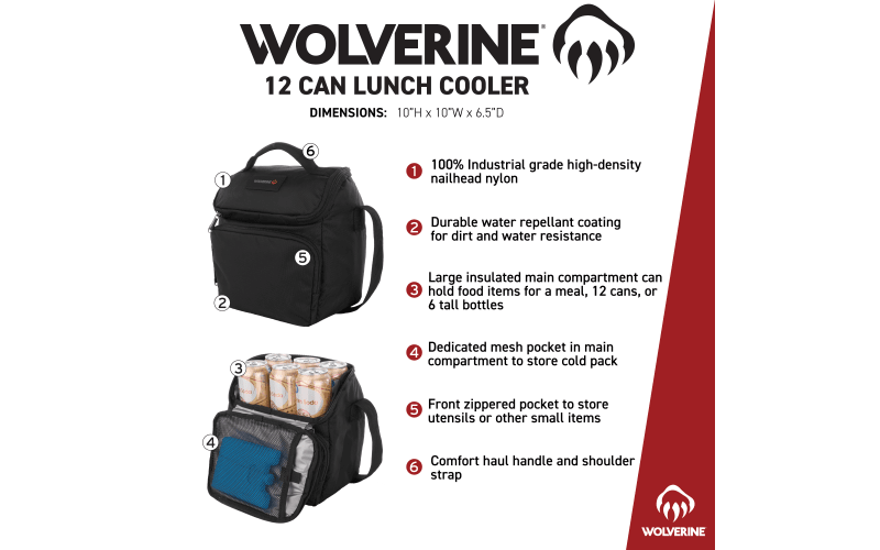 Wolverine 18 Can Cooler Backpack Chestnut