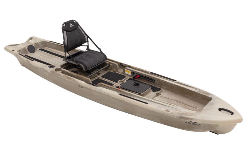 Ascend 128X Sit-on-Top Kayak with Yak-Power