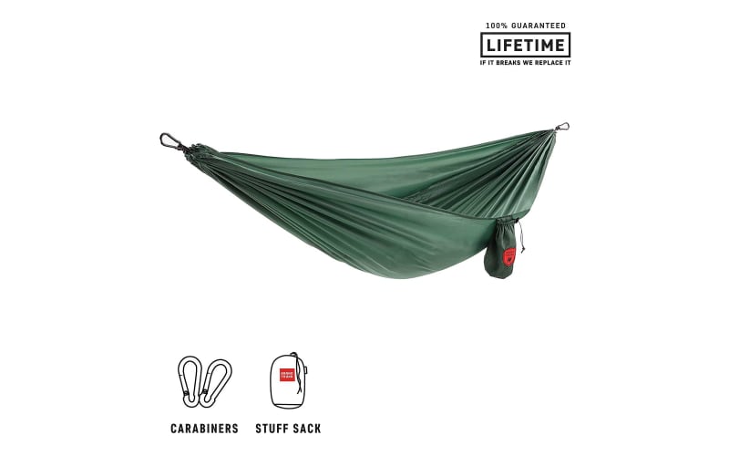 Grand Trunk Single Hammock: Nano 7 Premium Ultra Light made with Ripstop  Nylon for Camping and Travel includes Carabiners