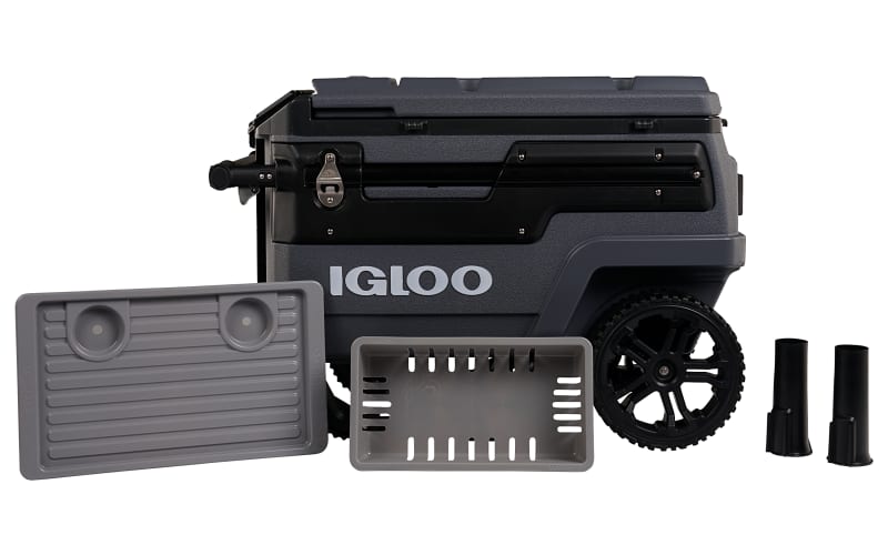 Igloo trailmate liddup 70 quart rolling cooler on sale
