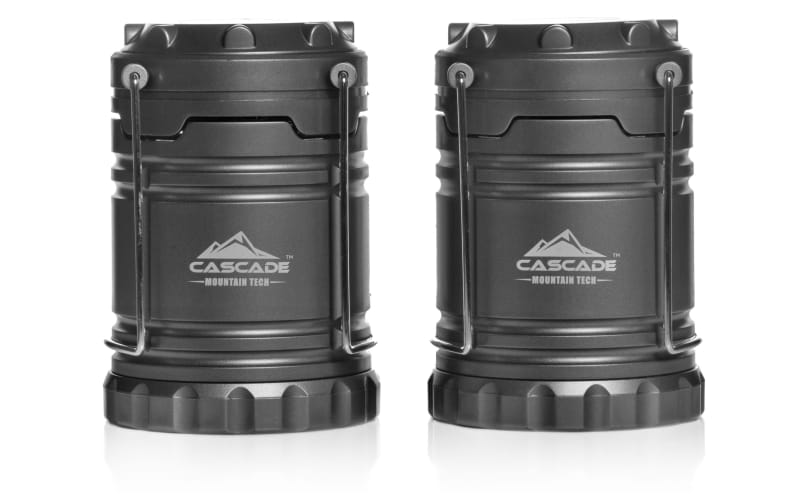 Cascade Mountain Tech 3-Pack Collapsible Mini LED Lanterns