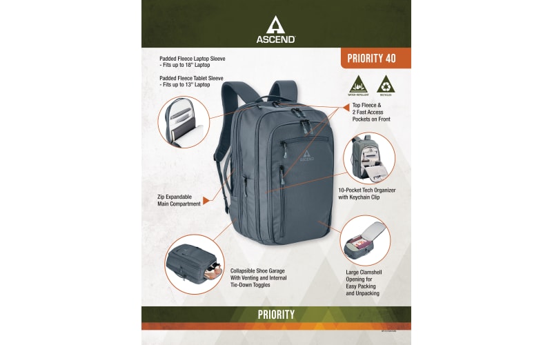 Ascend Bass Pro Waterproof Bag BASS PRO ASCEND KAYAK STERNWELL