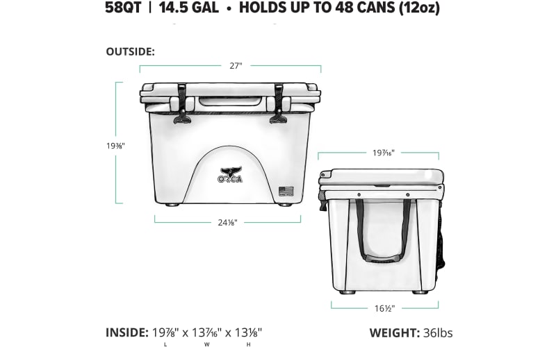 Custom Printed 80 Qt. ORCA Cooler -  | Containers
