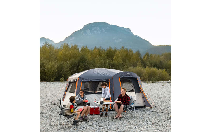 Buy CORE 10 Person Straight Wall Cabin Tent with Full Rainfly Online at Low  Prices in India 