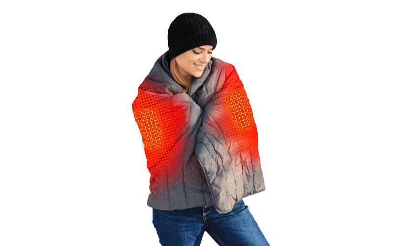 Heated discount hunting blanket