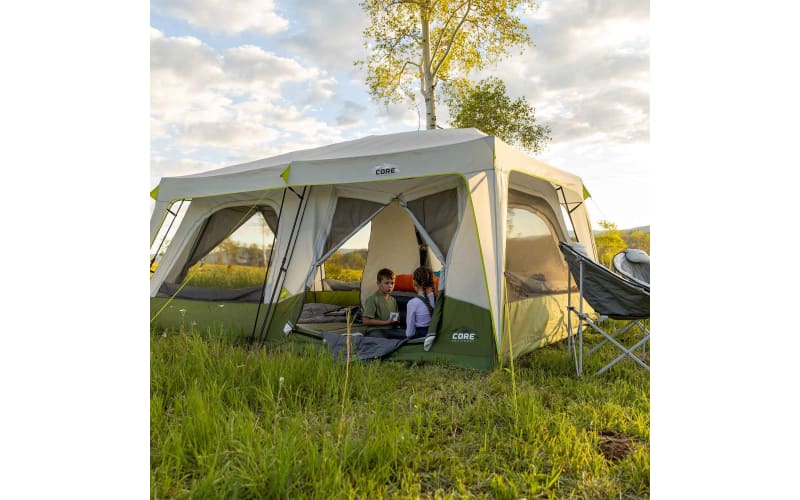 Core 10 Person Instant Cabin Tent With Screen Room for sale online