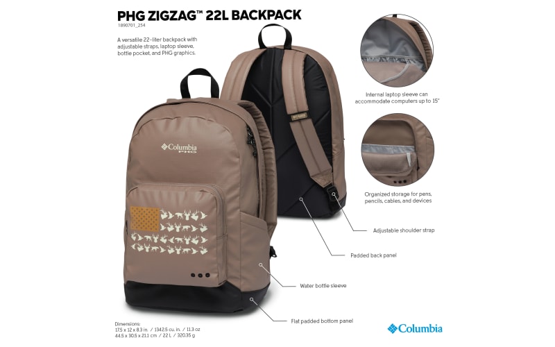 Columbia PHG Zigzag 22L Backpack