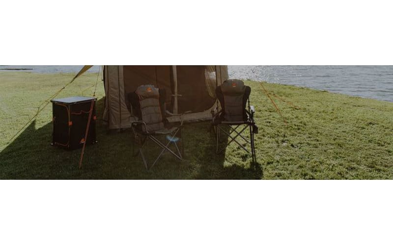 Oztent king kokoda camping outdoor chair with lumbar support discount