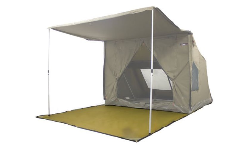 zelt wassersäule 4000 mm 6-7 Personen, & eingenähte Bodenwanne, Stehhöhe, Eingang mit Fliegengitter, Sonnendach & Privatsphäre-Trennvorhang, XXL Ram-1500-Rambox-2015 Playmobil Zelt, Familie, Kind Set:2,6m × 50m + 100 Ösen Clips gratis