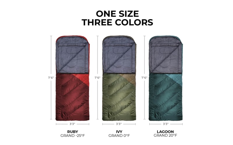 TETON Sports Celsius Grand XXL 20°F Sleeping Bag