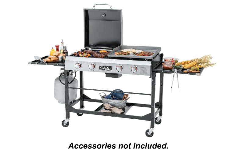 Cabela's Deluxe 4-Burner Event Grill and Griddle Combo