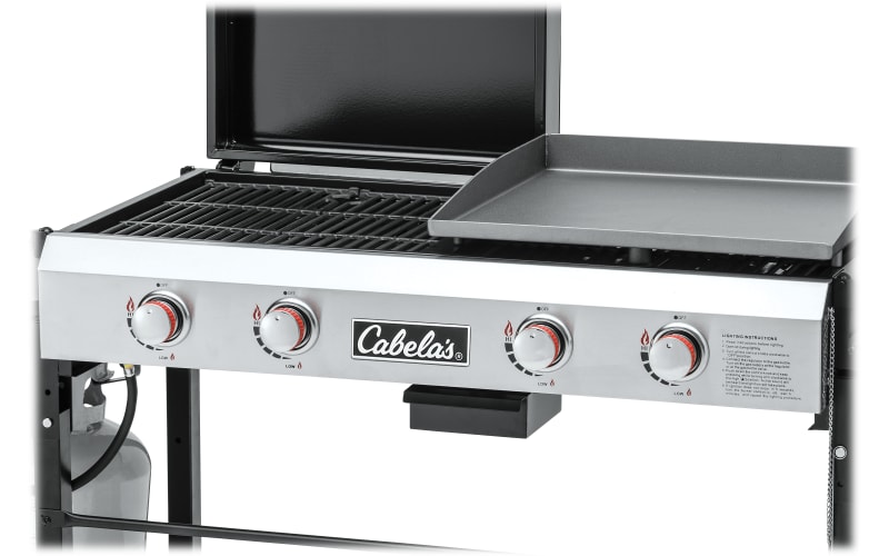 Cabela's Deluxe 4-Burner Event Grill and Griddle Combo