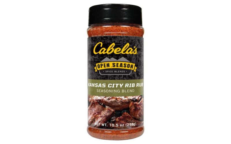 Cabela's Open Season Spice Blends Kansas City Rub Seasoning Bass