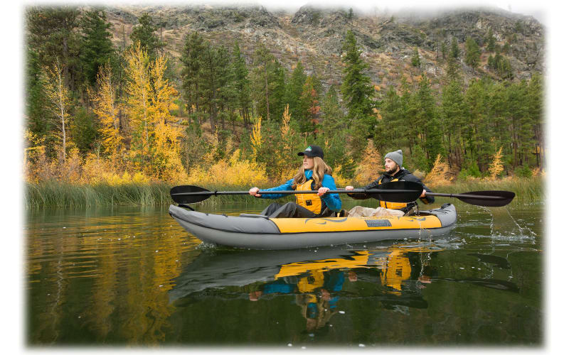 Advanced Elements Island Voyage 2 Inflatable Kayak in Yellow
