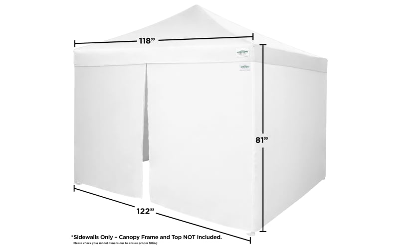 Caravan canopy sales sidewalls