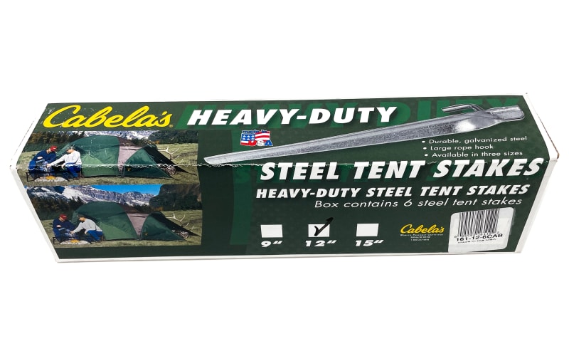 Cabela's Angle-Iron Tent Stakes (12) C1592006