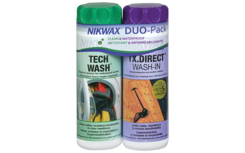Nikwax Tech Wash/TX.Direct Wash-In Fabric Care Hardshell DUO-Pack