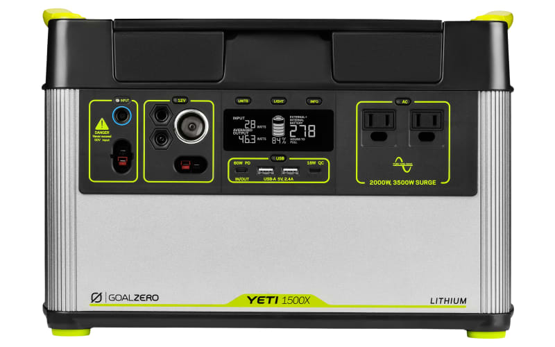 Goal Zero Yeti 1500X Portable Power Station | Cabela's