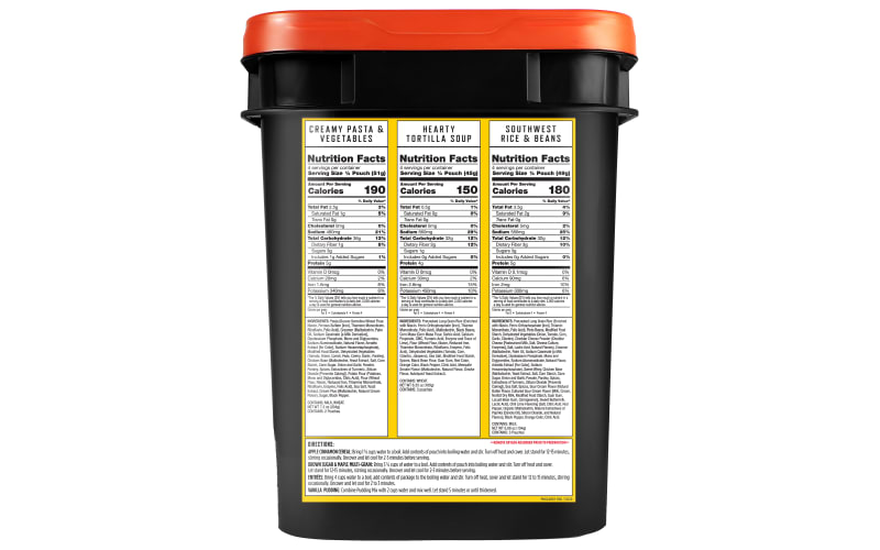 Cabela's 60-Serving Emergency Food Supply Bucket