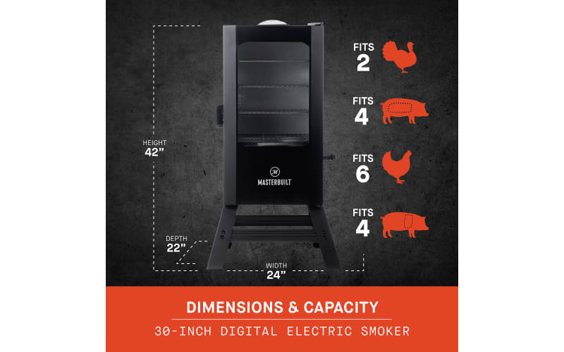 MASTERBUILT ADVENTURE SERIES 30 DIGITAL ELECTRIC SMOKER (MB21072319)