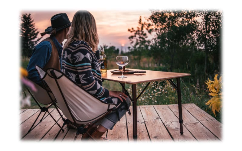 Travelchair kanpai bamboo table sales