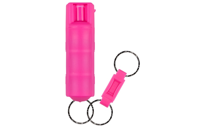 Sabre Key Case Pepper Spray with Quick-Release Key Ring Combo Pack