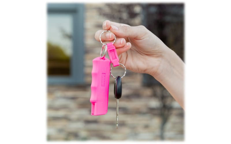 Sabre Key Case Pepper Spray with Quick-Release Key Ring Combo Pack