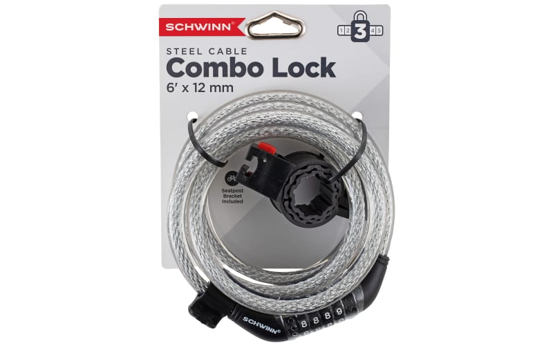 Schwinn 6 Combo Cable Lock Bass Pro Shops