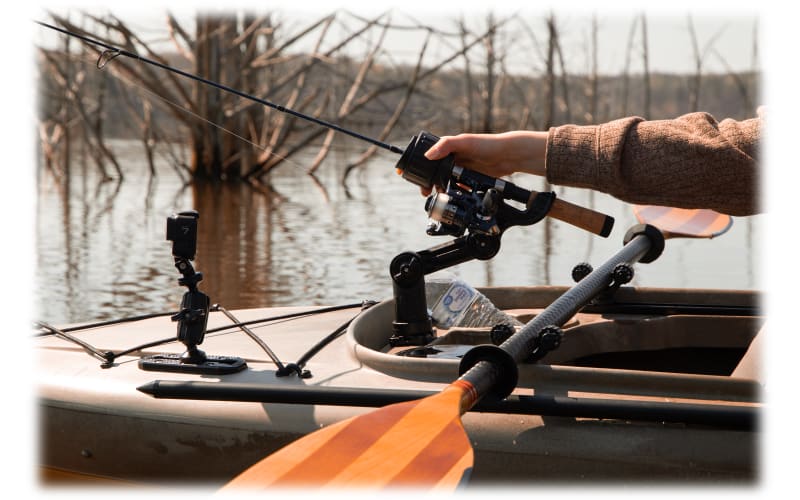 2x Rod Holder Rod Rack Adjustable Fishing Rod Holder Mounting On
