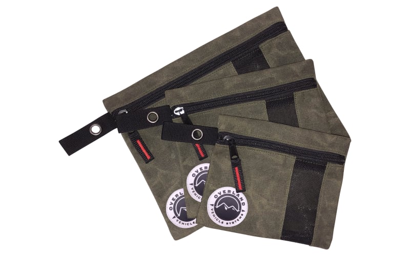 Overland Vehicle Systems Small Waxed Canvas Gear Bag 3-pack