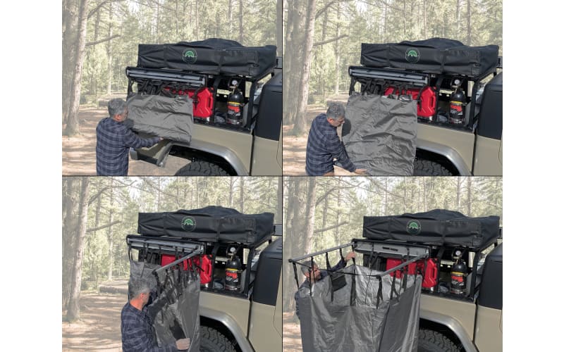 Overland Vehicle Systems Nomadic Quick Deploying Camp Shower