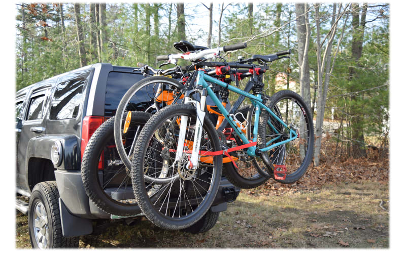 Spare tire bike rack 3 bikes online