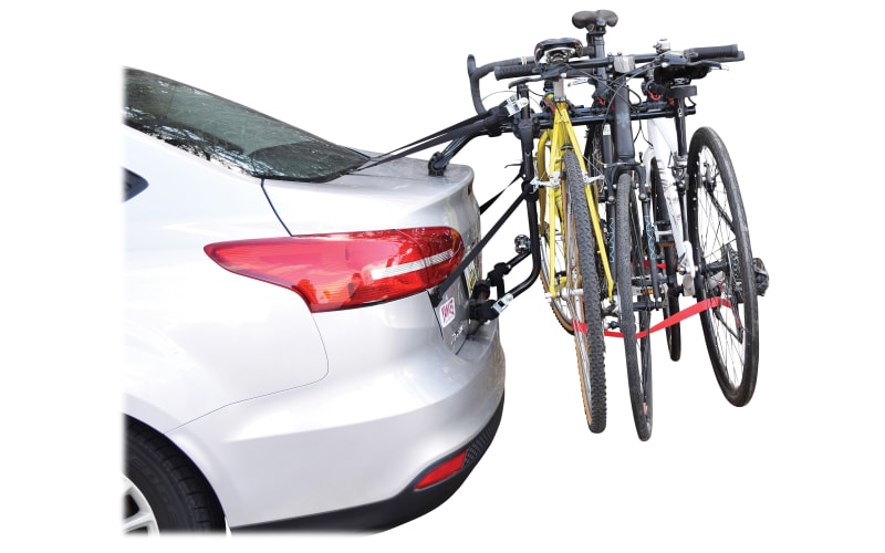 Cycle carrier store for hatchback car