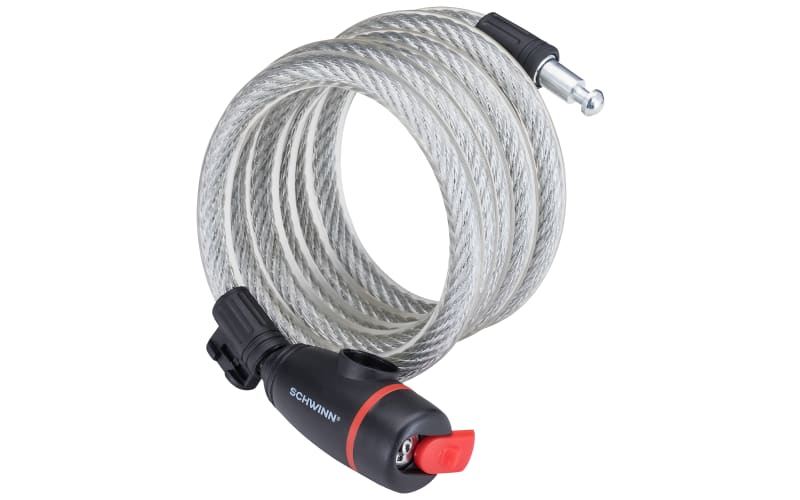 Schwinn braided steel key cable lock 2025