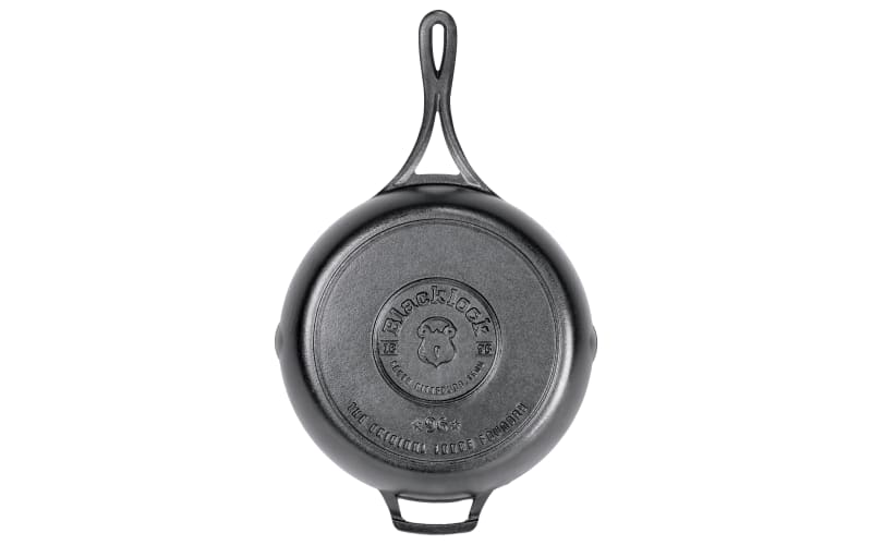 Lodge Cast Iron Blacklock Triple Seasoned Cast Iron Double Burner