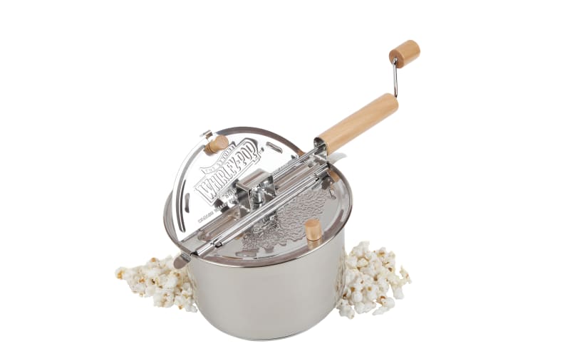 Whirley Pop Stovetop Popcorn Popper Wabash Valley Farms Color: Red