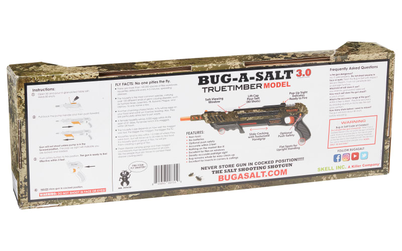 Bug-A-Salt 3.0 Camo Fly Edition Salt Gun