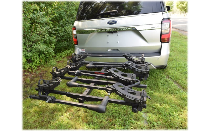 Malone Paddle Gear Pilot HM4 Hitch Mount Platform 4 Bike Carrier