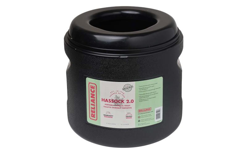 Reliance hassock portable toilet outlet