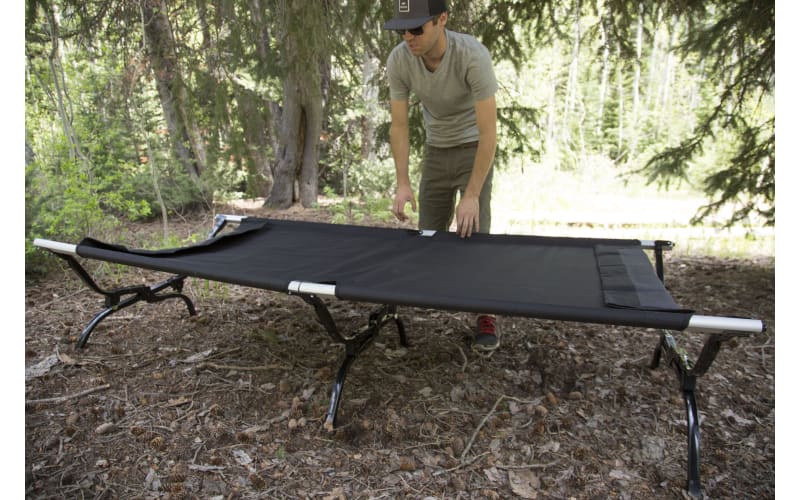 TETON Sports Outfitter XXL Campingbett – Klappbett Für Erwachsene, Bis 272 Kg, Mit Schwenkarm, Inkl. Tasche