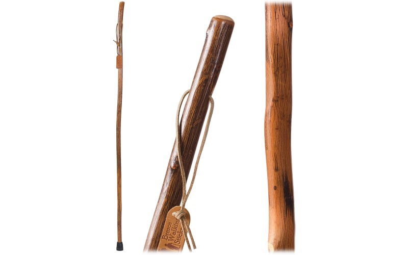 Brazos Walking Sticks Free Form Hickory Handcrafted Wood Walking Stick -  ''55'' : Target