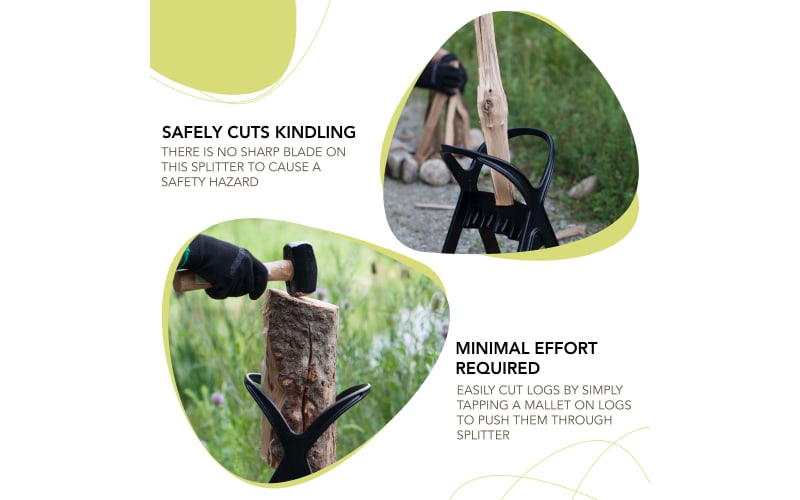 Quick log clearance splitter