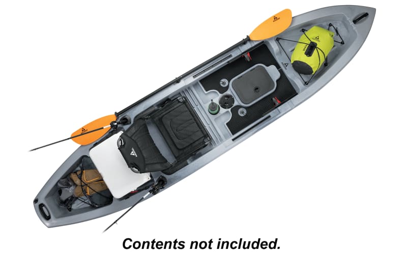 Ascend 12T Titanium Sit-On-Top Kayak Fishing Package