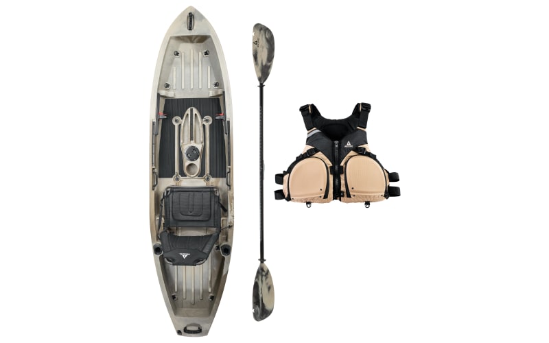 Ascend 133X Tournament SitOnTop Kayak With YakPower,