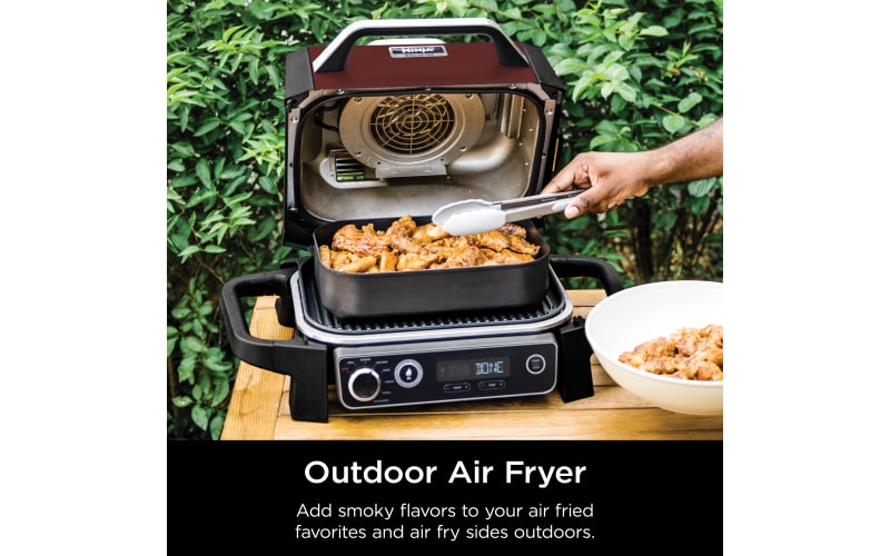 Ninja 7-in-1 Woodfire Electric Outdoor Grill Smoker/Airfryer 