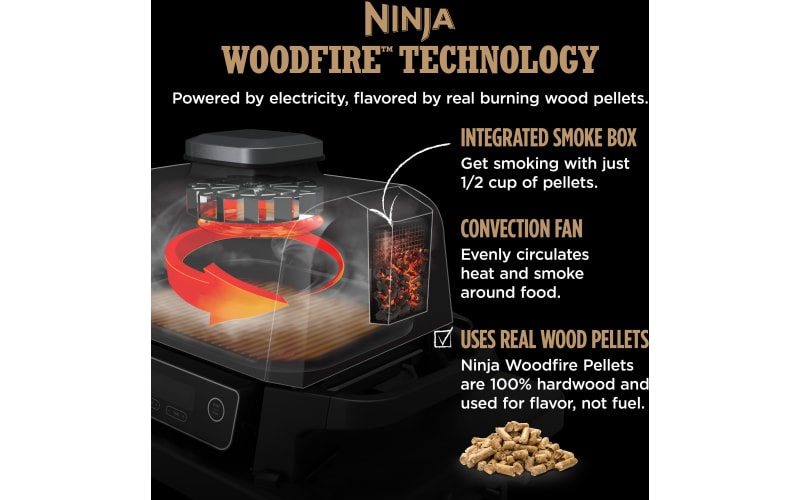 Ninja is launching its first outdoor appliance, the Woodfire Grill