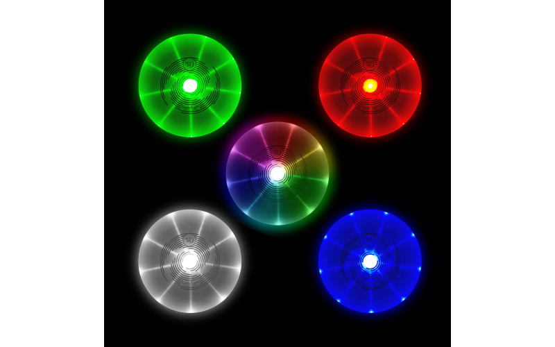 Nite Ize Flashflight Rechargeable Disc-O Tech Light Up Flying Disc
